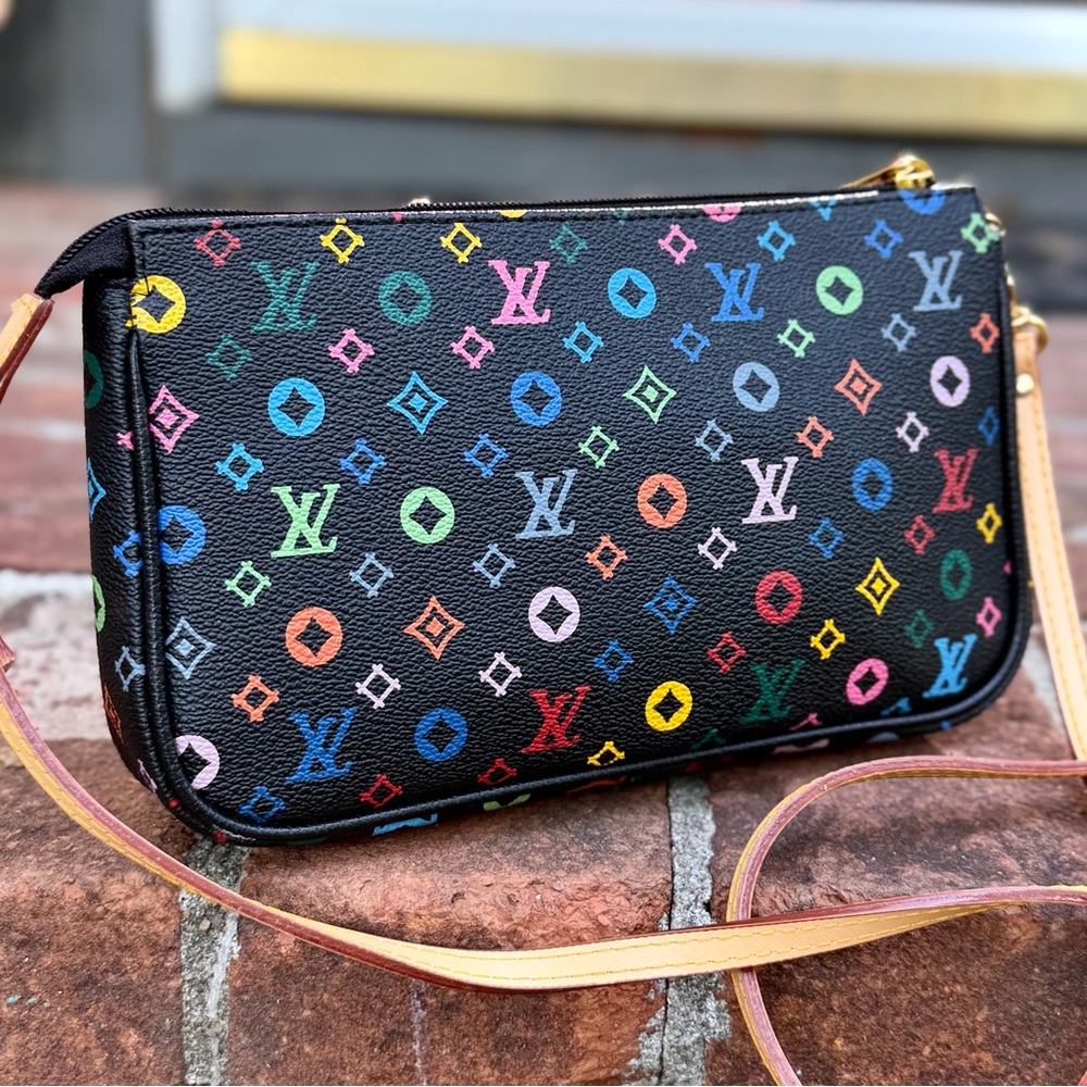 Cute Black and Multicolor Purse